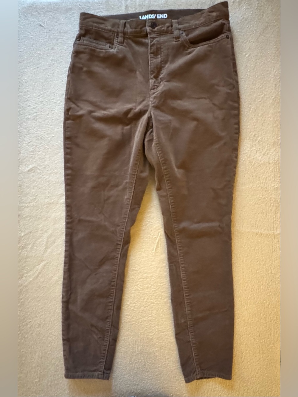 Lands' End Women's Skinny Jeans in Brown